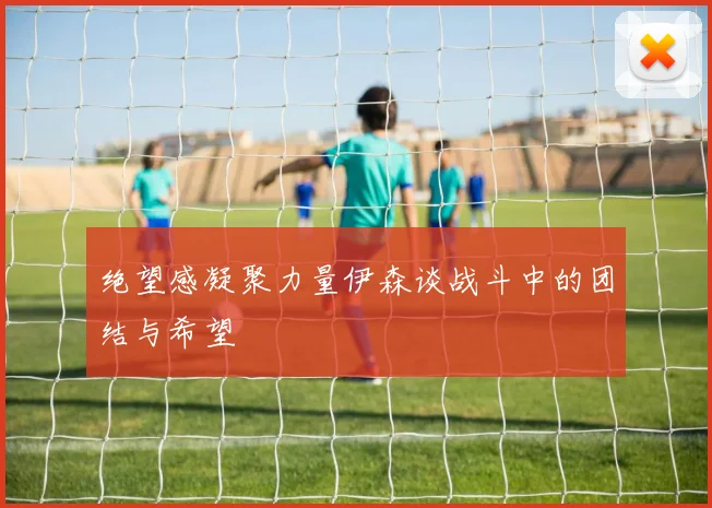 绝望感凝聚力量伊森谈战斗中的团结与希望